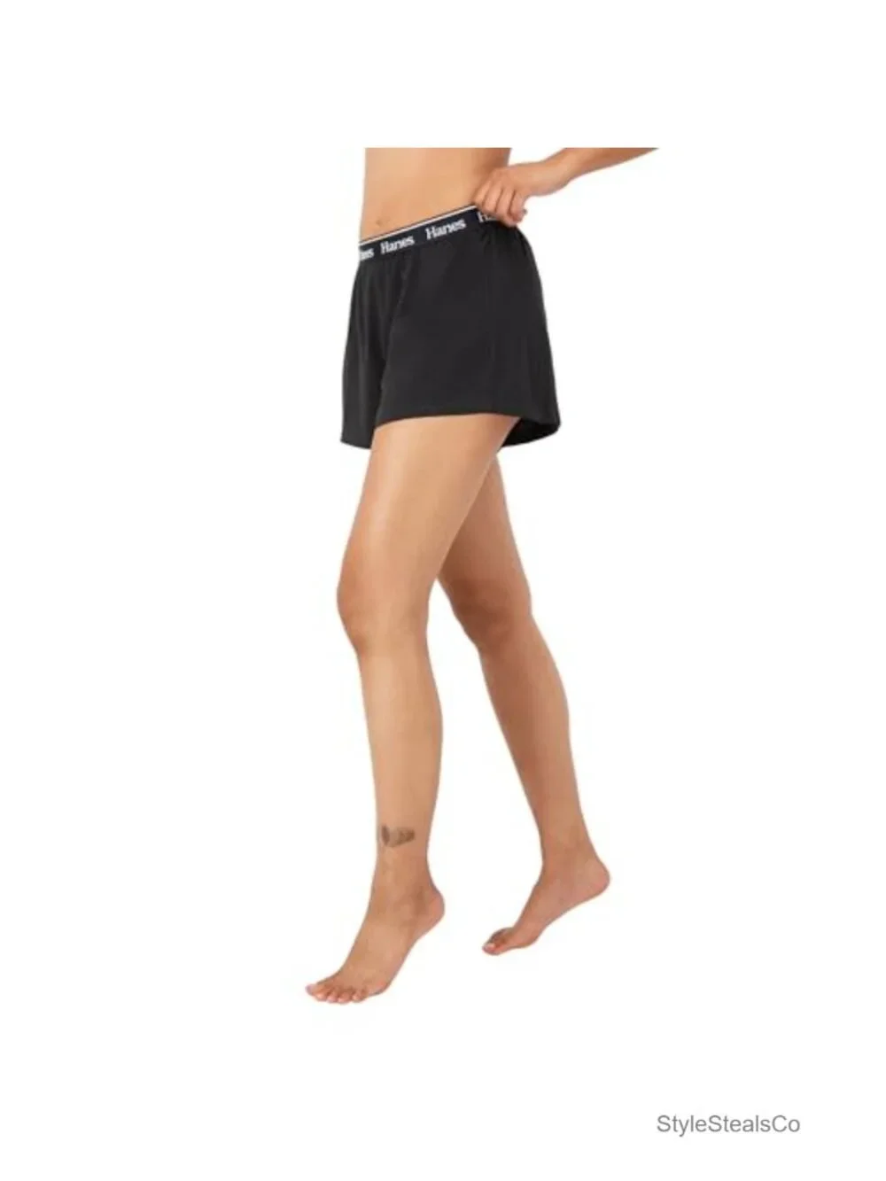 2-Pack Pajama Shorts for Women, Soft Cotton-Blend Sleep Shorts